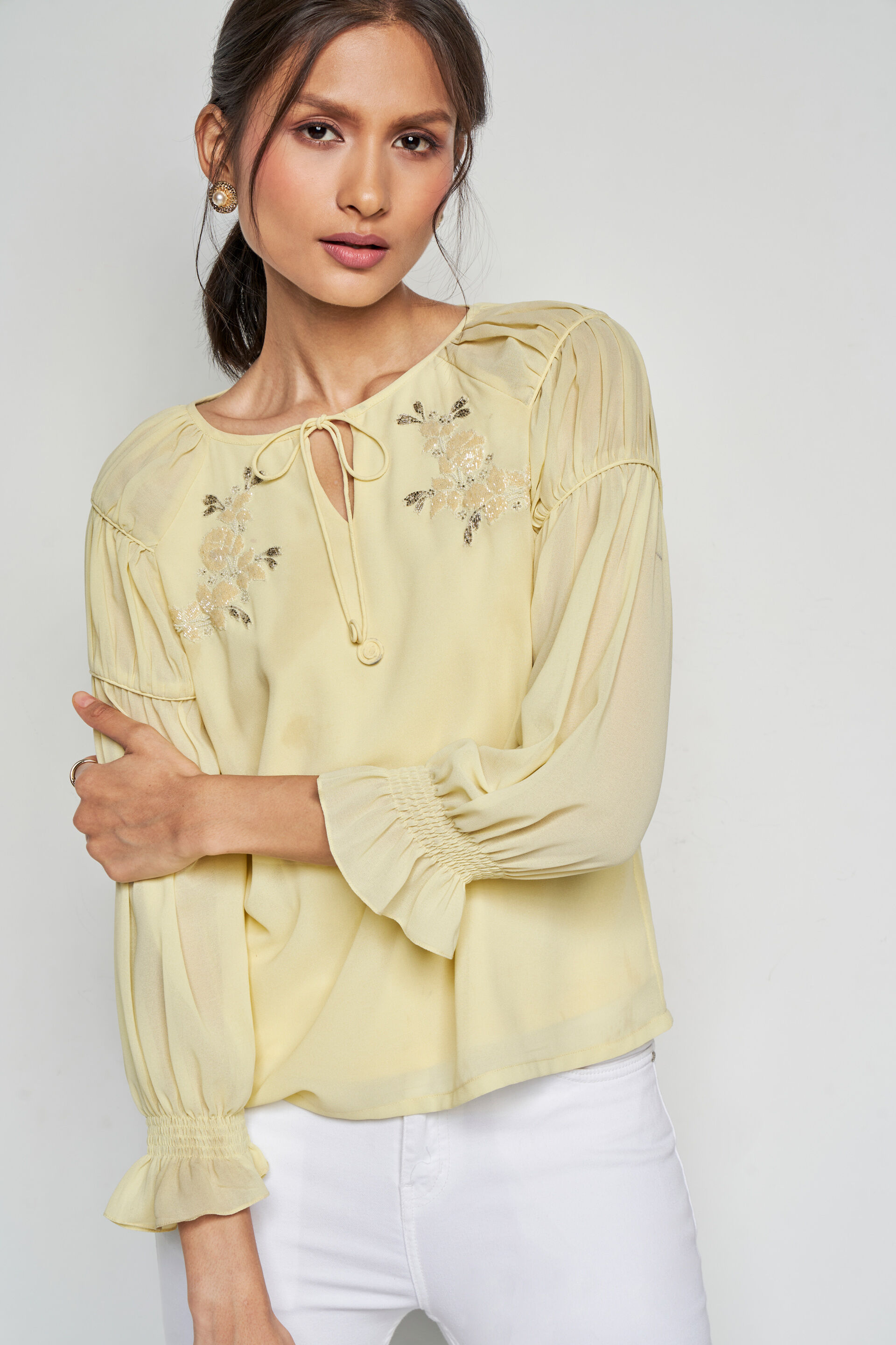Soft Sunshine Top, Yellow, image 4